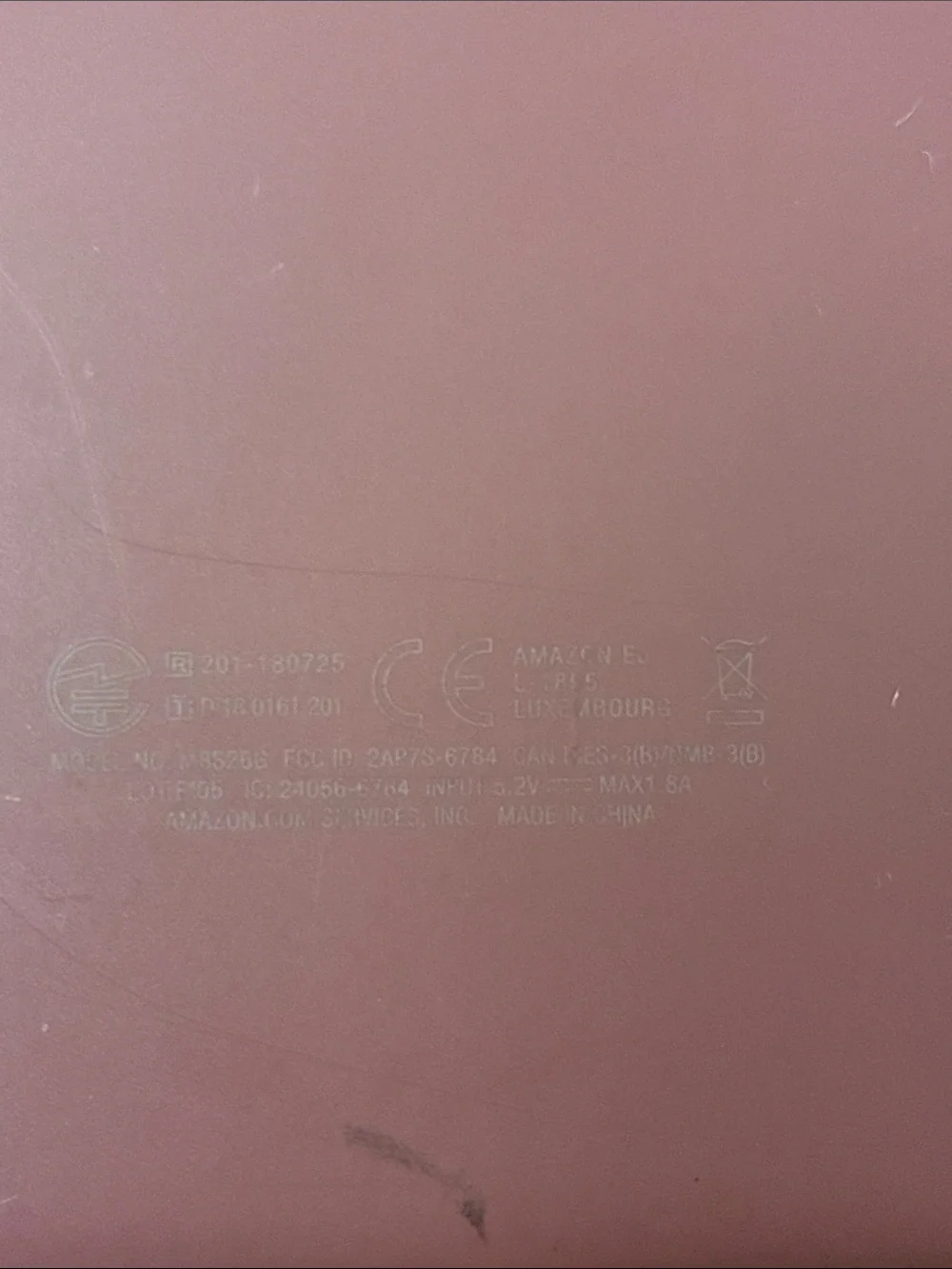 Amazon Pink Tablet — Compact Touchscreen Tablet